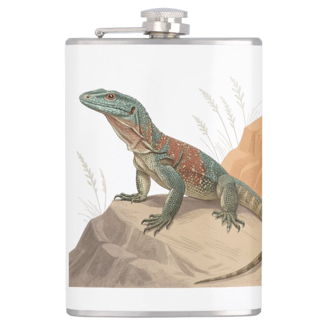 Ackie Monitor Hip Flask (Front)