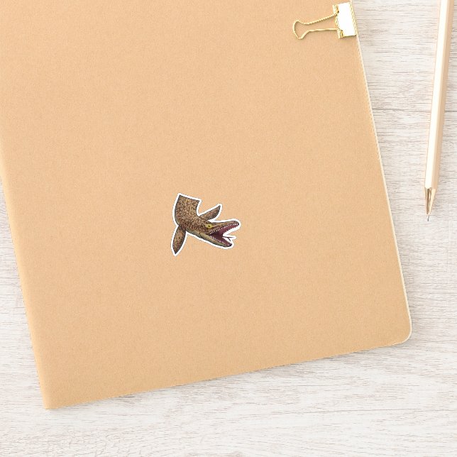 Ackie Monitor Mosasaurus sticker (Notebook)