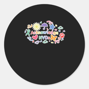 Acknowledge Nvds (colourful) Sticker