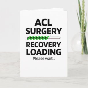 ACL Surgery Recovery   ACL Knee Surgery Survivor Card