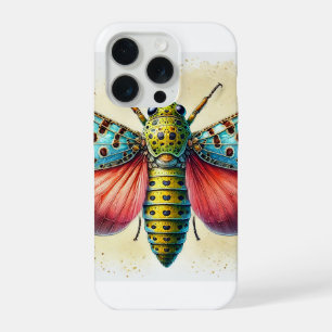 Acleris Insect from Above 180724IREF238 - Watercol iPhone 15 Pro Case