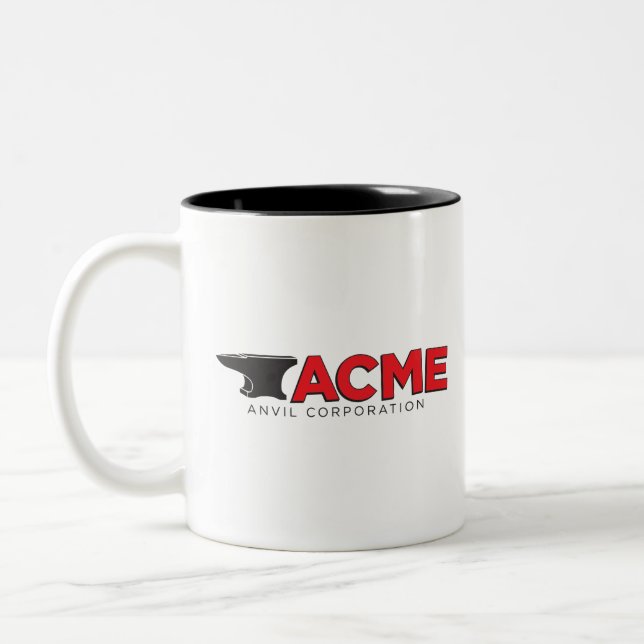 ACME ANVIL CORPORATION Two-Tone COFFEE MUG (Left)