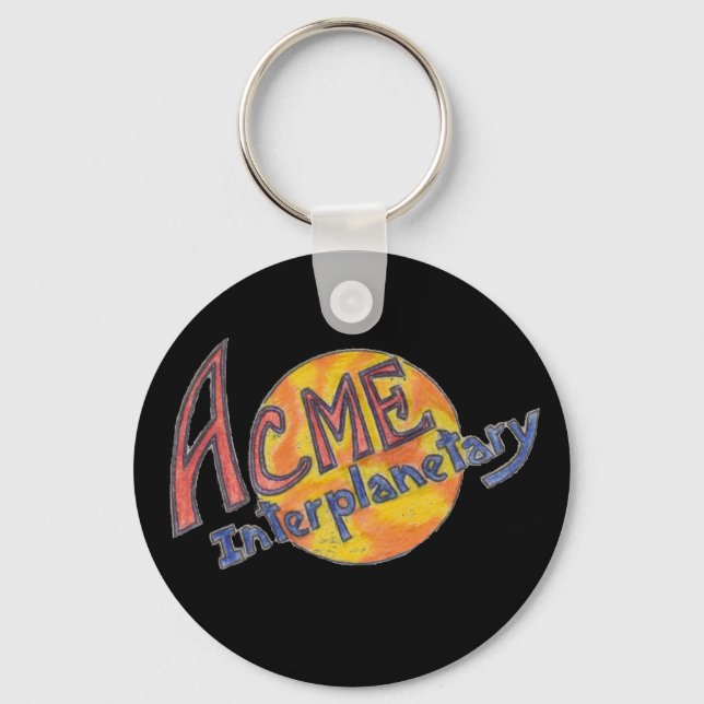 ACME-Interplanetary keychain (black) (Front)