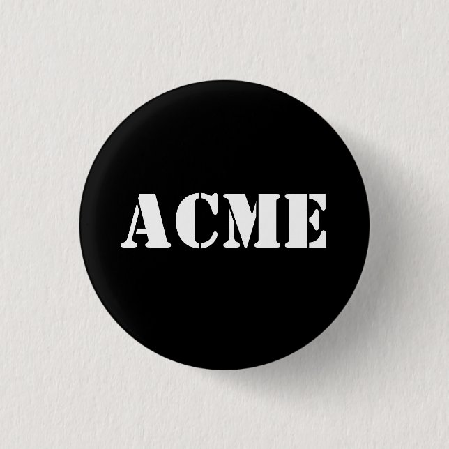 ACME novelty 3 Cm Round Badge (Front)