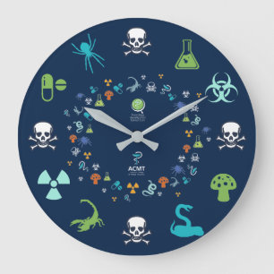 ACMT/ToxIC Tox Clock - Dark Blue Design 3