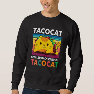 Aco Cat Women Men Youth Kids Spelled Backward Acoc Sweatshirt