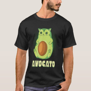Acocato Avocado Cat Healthy Fruit Avocado T-Shirt