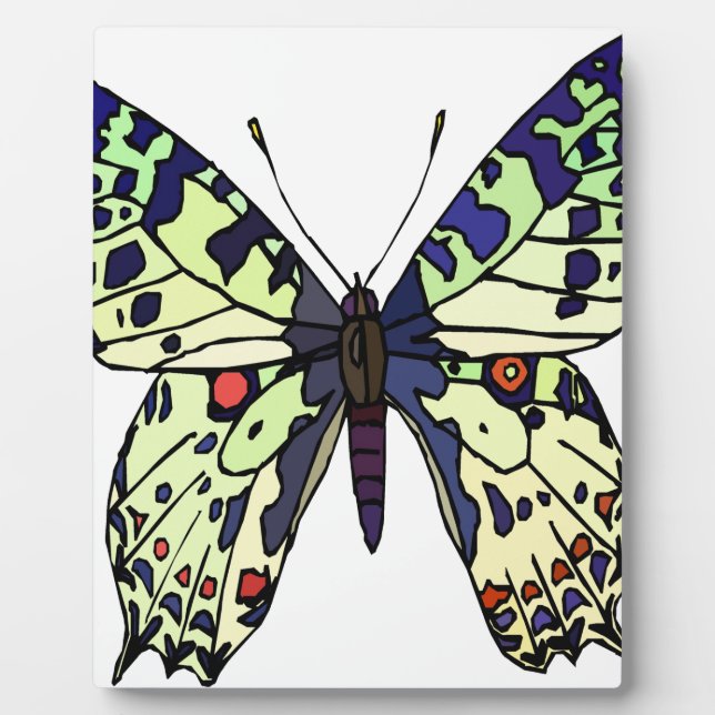 acolorful butterfly plaque (Front)