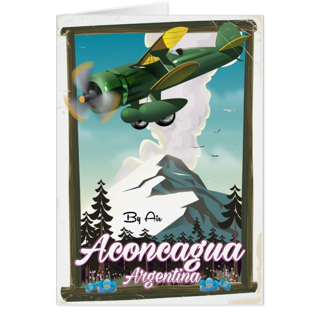 Aconcagua Argentina travel poster (Front)
