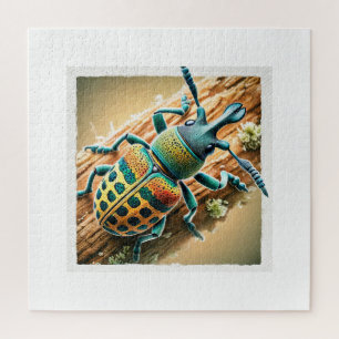 Acorn and Nut Weevil 170624IREF118 - Watercolor Jigsaw Puzzle