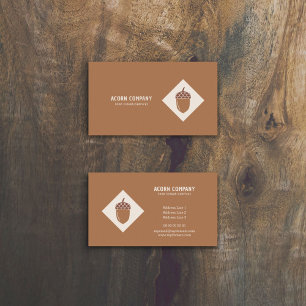Acorn Brown Business Card