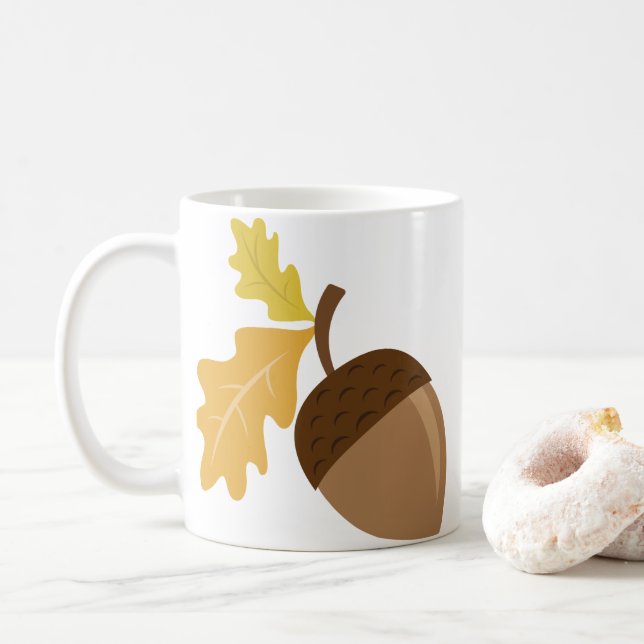 Acorn Coffee Mug (With Donut)