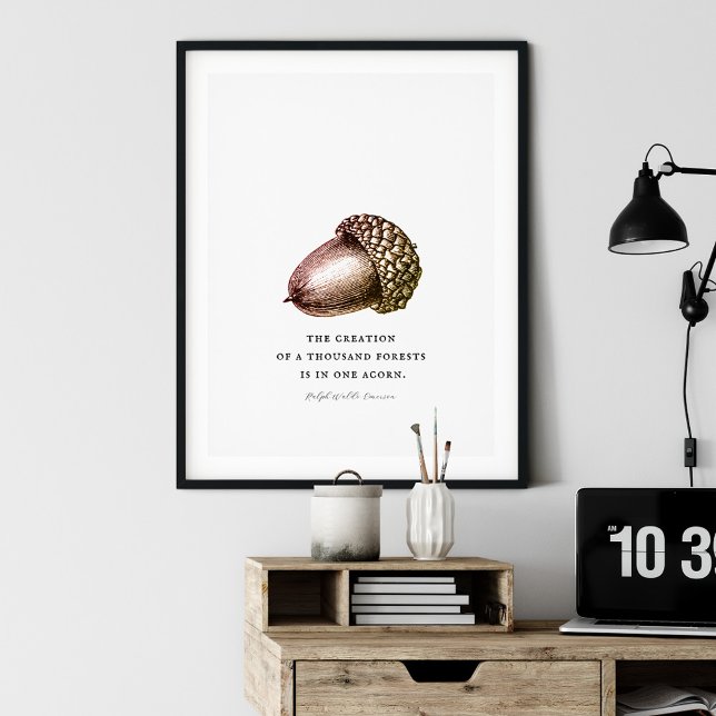 Acorn Customisable Quote Poster (Creator Uploaded)