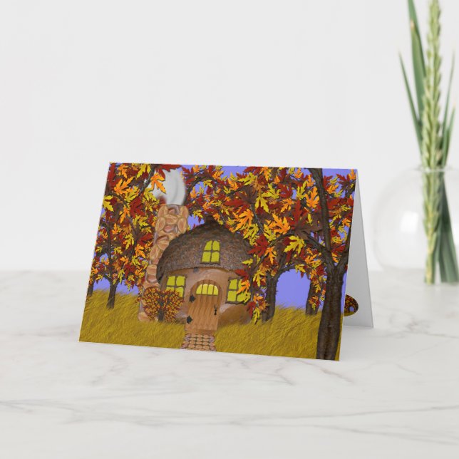 ACORN FAERY COTTAGE Card (Front)