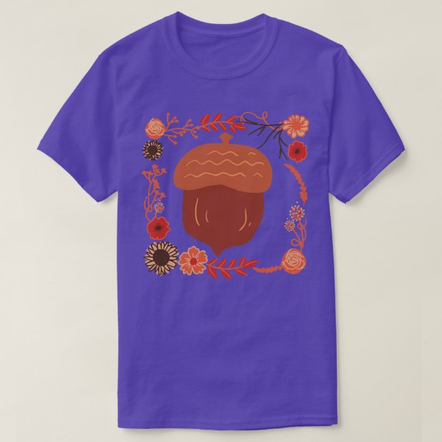 Acorn In Fall T-Shirt (Design Front)