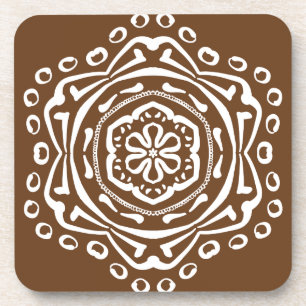 Acorn Mandala Coaster