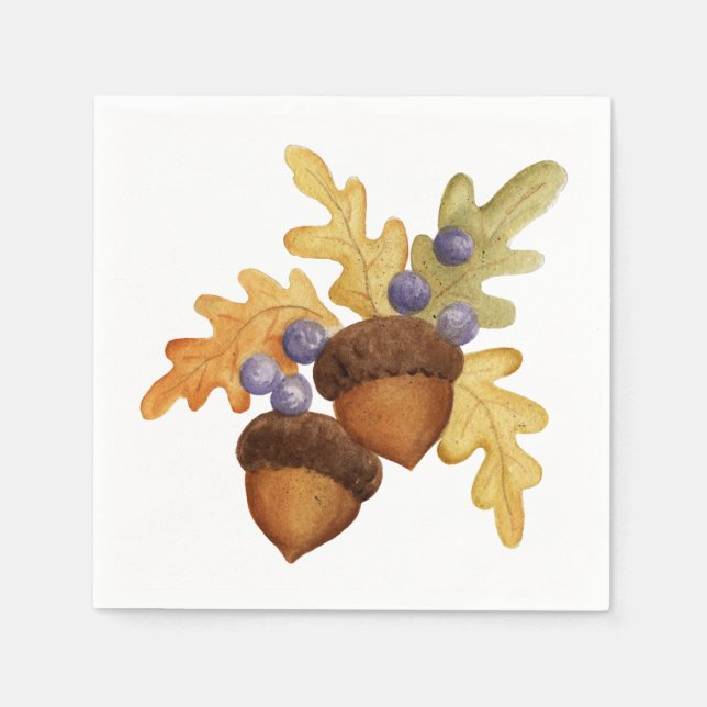 Acorn Napkin (Front)