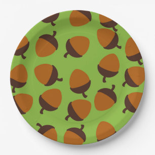 Acorn Paper Plate