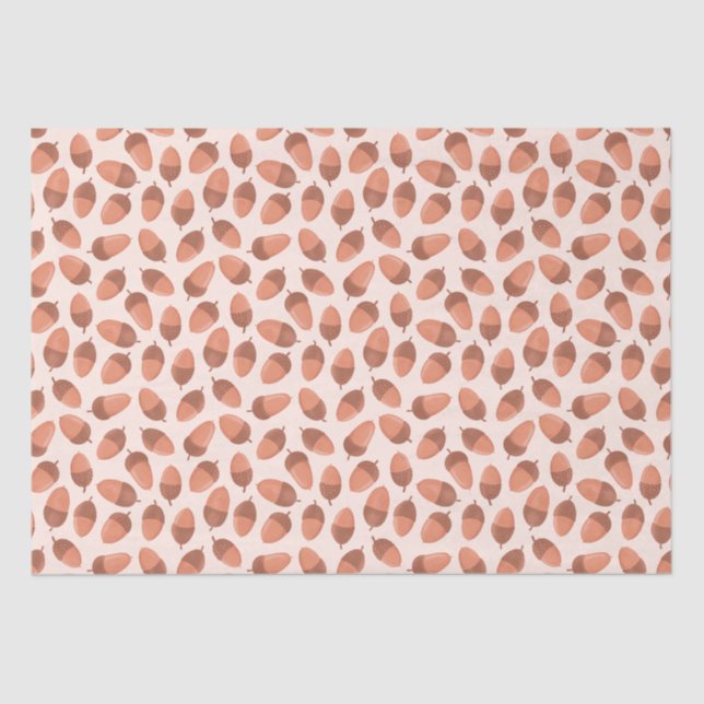 Acorn pattern tissue paper (Front)