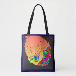 Acorn Rainbow Island Tote Bag