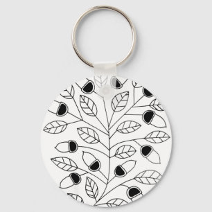 Acorn Tree Key Ring