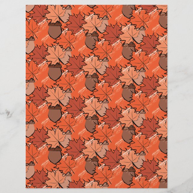 Acorns and leaves II (Front)