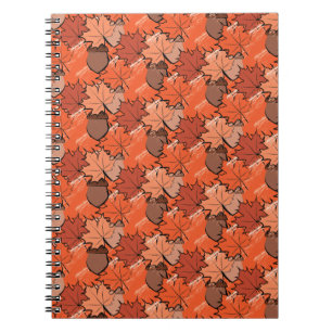Acorns and leaves II Notebook