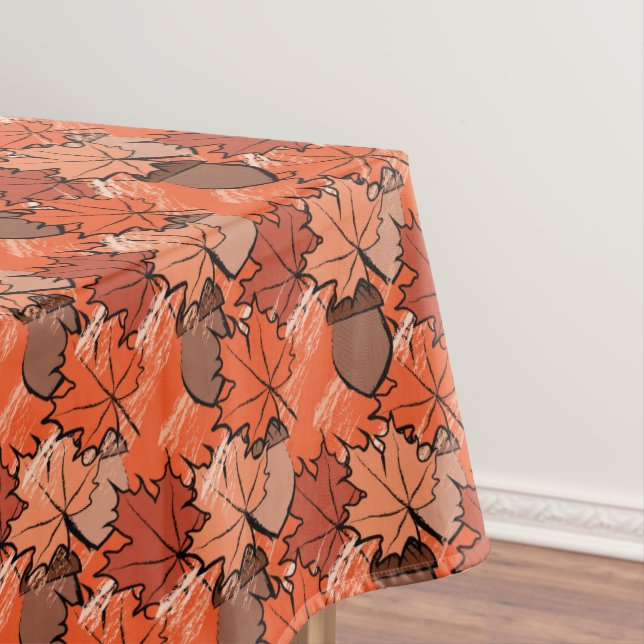 Acorns and leaves II Tablecloth (In Situ)
