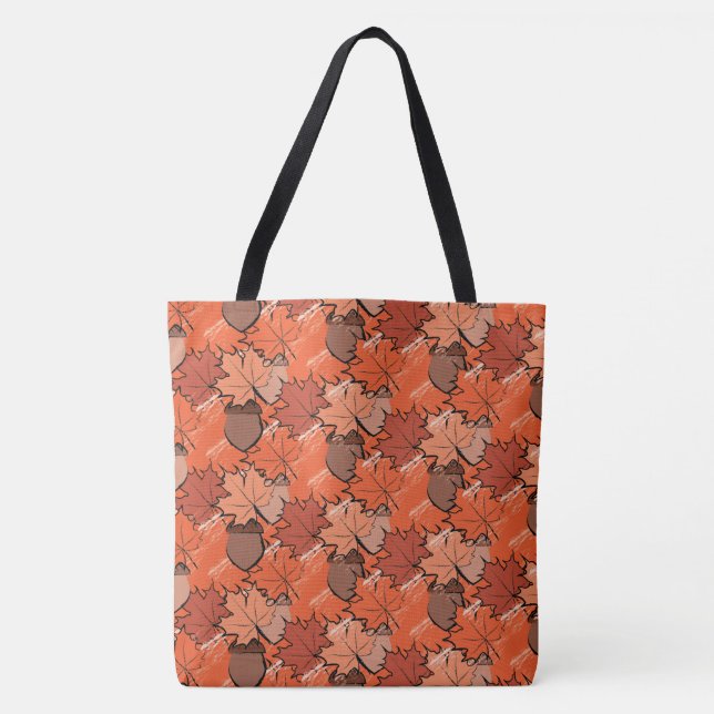 Acorns and leaves II Tote Bag (Front)