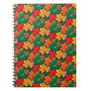 Acorns and leaves III Notebook
