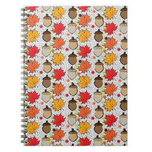Acorns and leaves VII Notebook