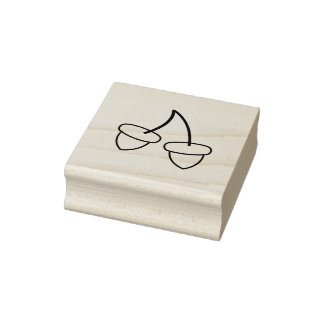 Acorns Art Stamp