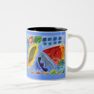 Acorns Garden Magic Two-Tone Coffee Mug