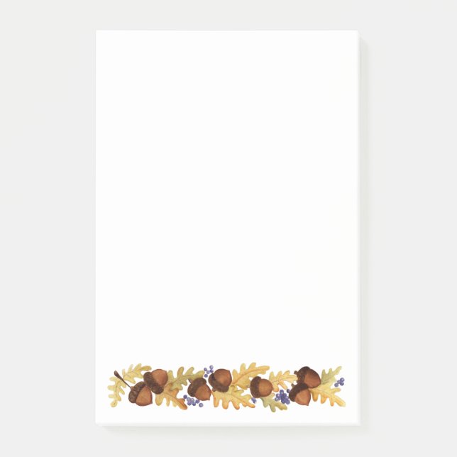 Acorns Post-it Notes (Front)