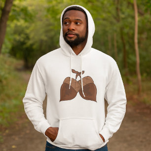 Acorns Rustic Autumn Forest Nature Hoodie