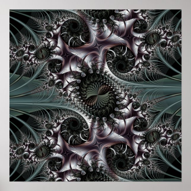 acorns & spiderwebs in the moonlight poster (Front)