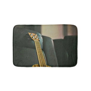 acoustic bass electric guitar gift bath mat