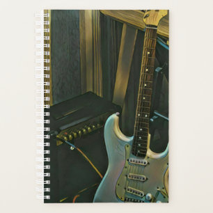 acoustic bass electric guitar gift planner