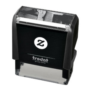 acoustic bass electric guitar gift self-inking stamp