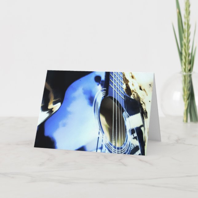 acoustic blues card (Front)