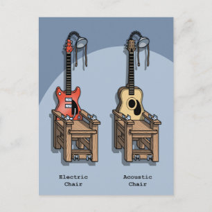 Acoustic Chair Postcard