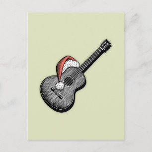 Acoustic Claus Postcard