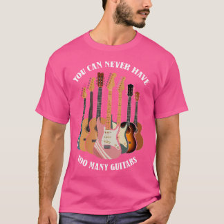Acoustic Electric Guitar Music Lovers Apparel Unis T-Shirt
