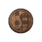 Acoustic Electric Guitars Yin Yang Wood Effect