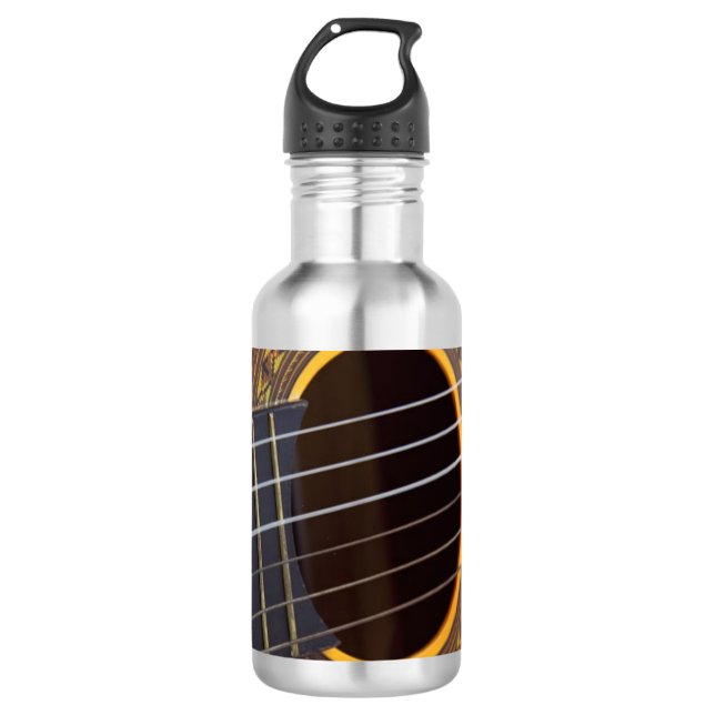 Acoustic Guitar 710 Ml Water Bottle (Front)