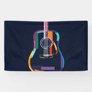 Acoustic guitar banner