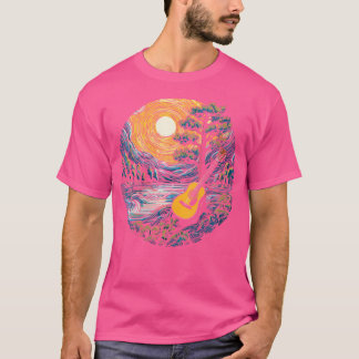 Acoustic Guitar By The Lake Guitarist T-Shirt
