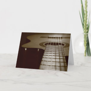 Acoustic Guitar Card