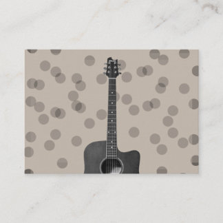 "Acoustic Guitar" Card