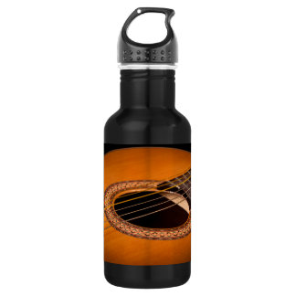 Acoustic Guitar Closeup 532 Ml Water Bottle